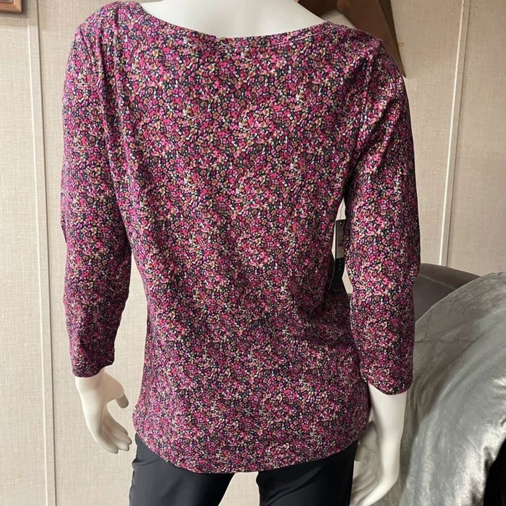 Size Large Talbots 3/4 Sleeve Top